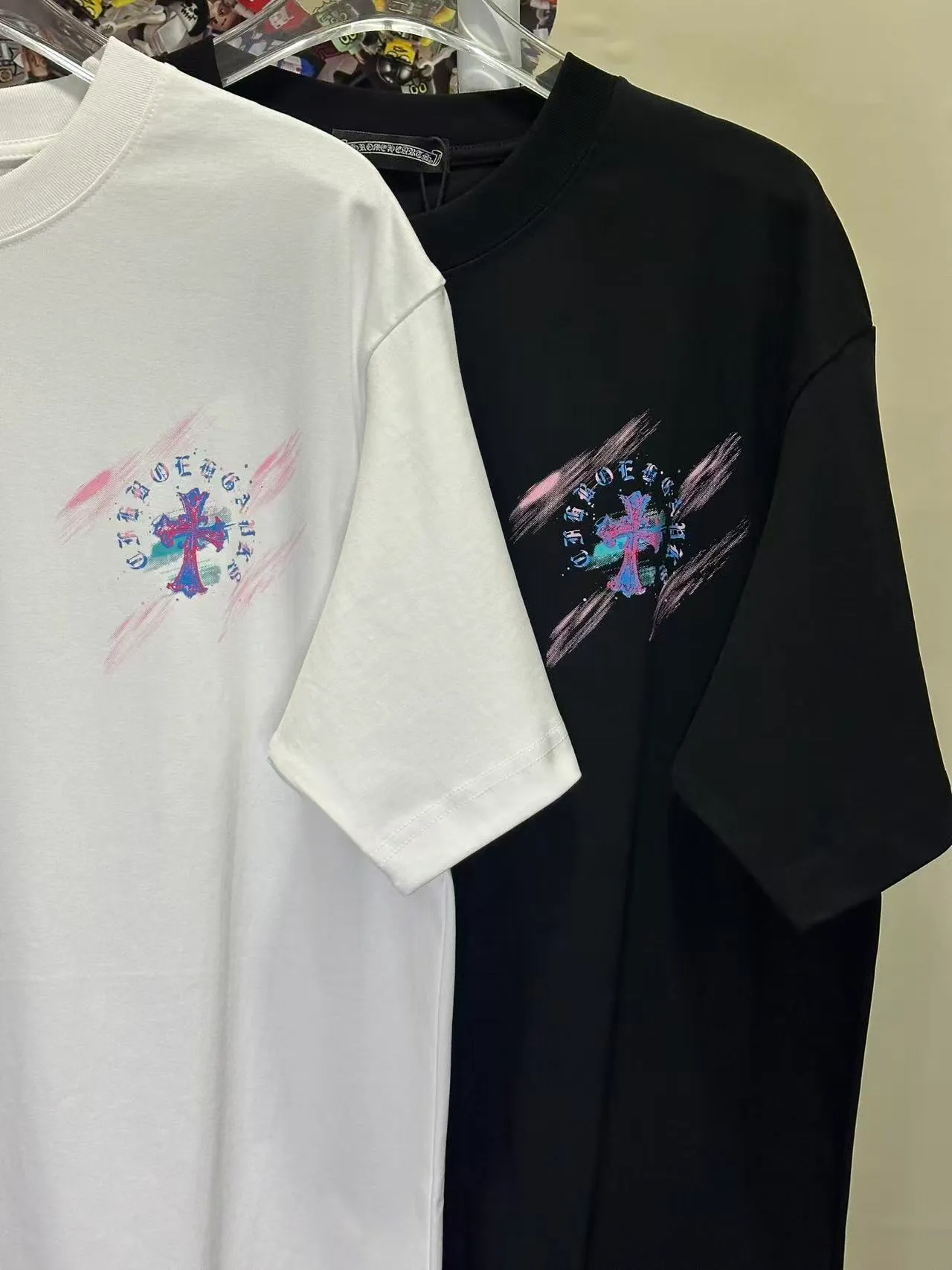 L 26854# 𝗖𝗵𝗿𝗼𝗺𝗲 𝗛𝗲𝗮𝗿𝘁𝘀 2026 New Arrival Original ！ ： ！ ！ ：Black White SIZE：S-XXL